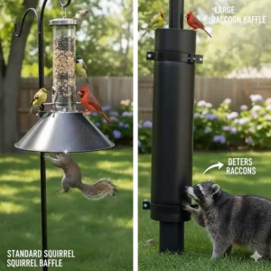 An image of the easy-to-empty dustbin being removed, showing a full compartment of pet hair and dirt picked up from the wood floor.